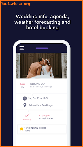 Momento Weddings - Attendee App screenshot
