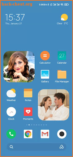 Moments - your locket widget screenshot