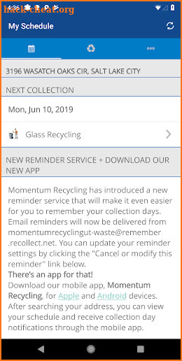Momentum Recycling screenshot
