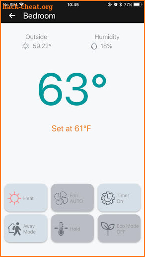 Momentum Smart Thermostat screenshot