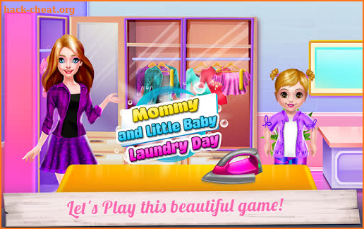 Mommy and Little Baby Laundry Day screenshot