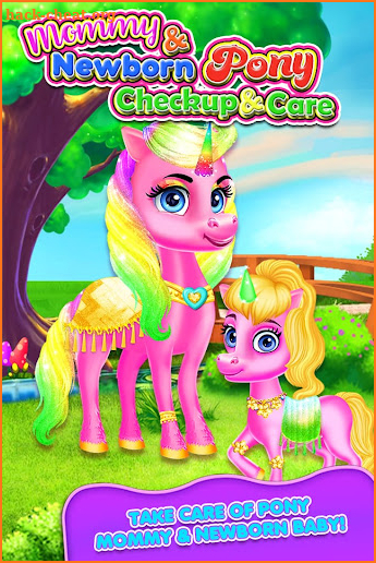 Mommy and Newborn Pony Care screenshot