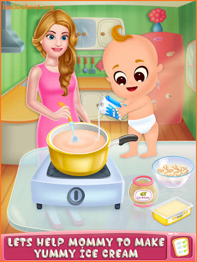 Mommy Homemade Ice Cream Cooking screenshot
