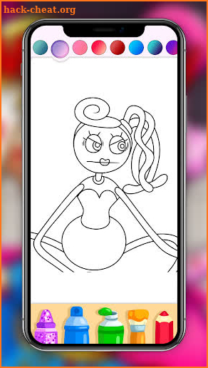 Mommy Long Legs Coloring Game screenshot