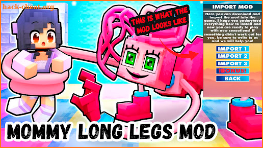 Mommy Long Legs Mod Minecraft screenshot