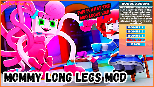Mommy Long Legs Mod Minecraft screenshot