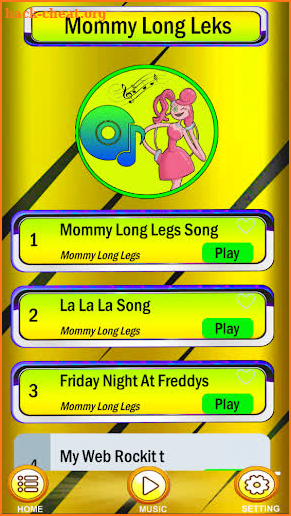 Mommy Long Legs Piano Game screenshot