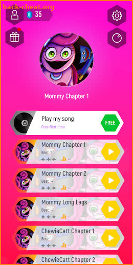 Mommy Tiles Playtime Hop screenshot