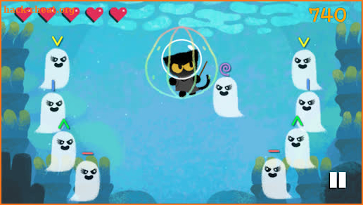 Momo Cat Halloween - Sea Magic screenshot