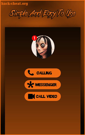 Momo Challenge : Horror Video Call Simulation Momo screenshot