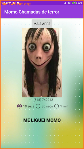 Momo chamadas de terror screenshot