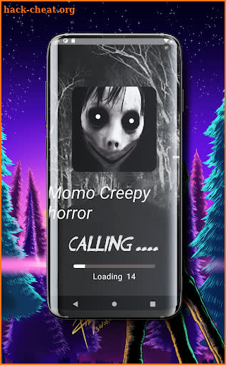 Momo Creepy Fake Call Video screenshot