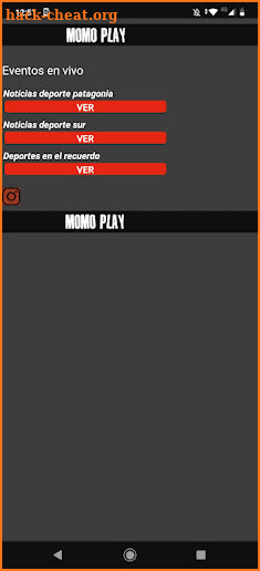 Momo Play fútbol Tv Player screenshot