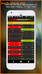 MOMO Realtime Stock Discovery screenshot