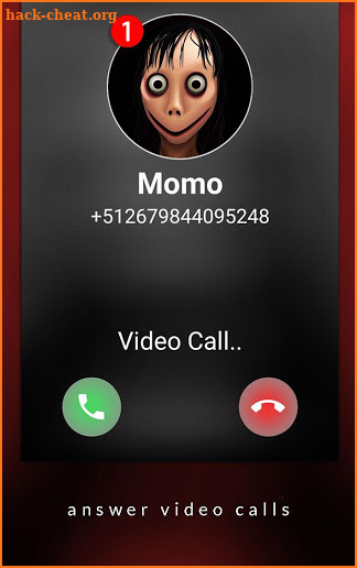 Momo Scary Video Call Simulator screenshot