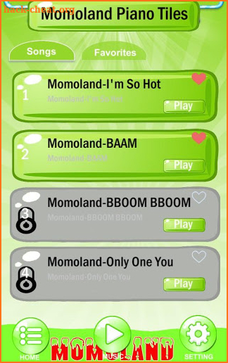 👩‍🎤 Momoland Piano Tiles screenshot