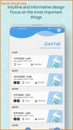 Mom's Pumping Journal - Tracker for your baby screenshot