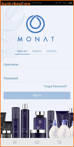 MONAT Vibe screenshot
