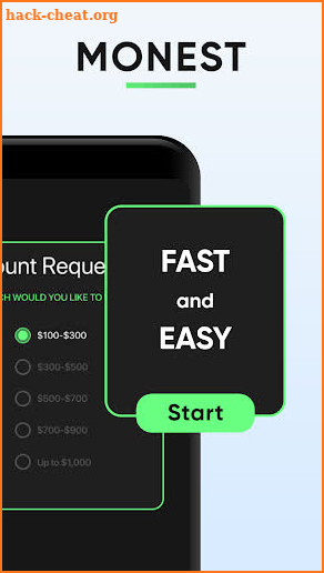 Monest: Payday advance app screenshot