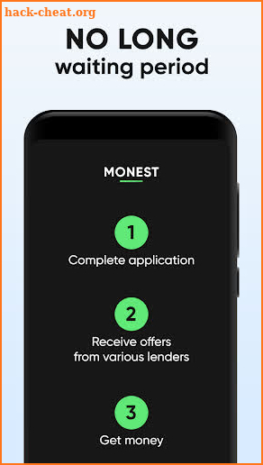 Monest: Payday advance app screenshot