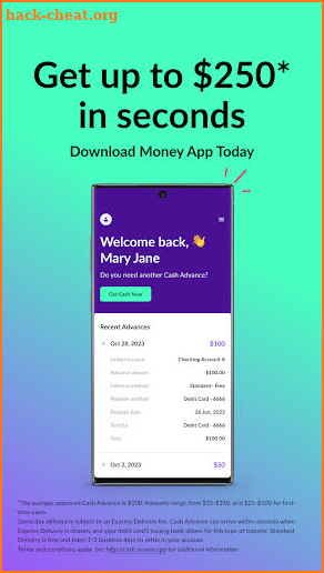 Money App - Cash Advance screenshot