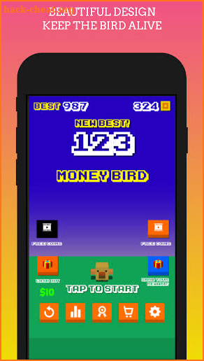 Money Bird Paying Cash Game screenshot