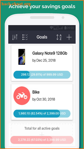 Money Box: Savings Goals screenshot