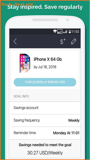 Money Box Savings Goals Pro screenshot