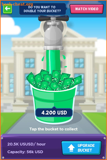 Money Clicker Game  - Tycoon Make Money Rain 💵 screenshot