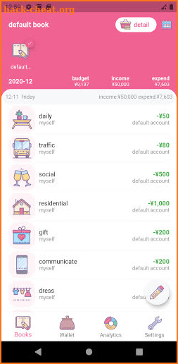 Money+ Cute Expense Tracker screenshot