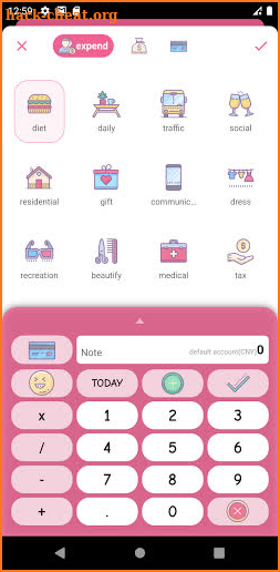 Money+ Cute Expense Tracker screenshot