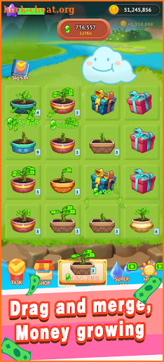 Money Garden -- plant trees and harvest money screenshot
