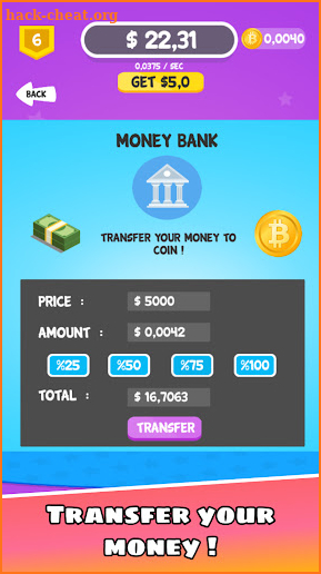 Money Mining : Idle Clicker Game & Simulator screenshot