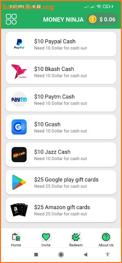 Money Ninja Rewards and Free Gift Cards screenshot