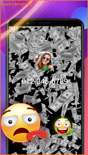Money Rain Caller Screen screenshot