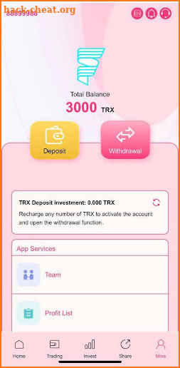Money TRX screenshot