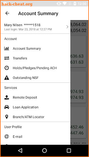 MoneyLinQ Mobile Banking screenshot