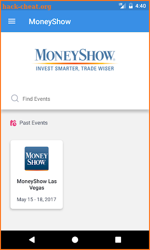 MoneyShow Events screenshot