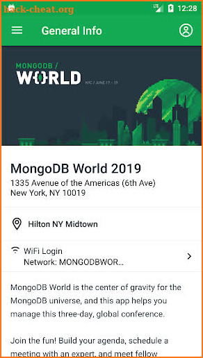 MongoDB World 2019 screenshot