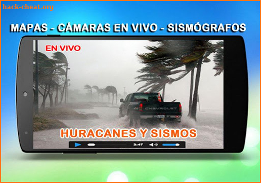 Monitor de Huracanes y Sismos screenshot