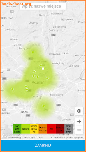 Monitoring Powietrza Poznań screenshot