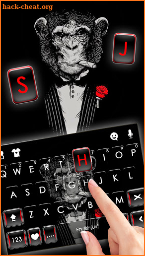 Monkey Boss Keyboard Theme screenshot