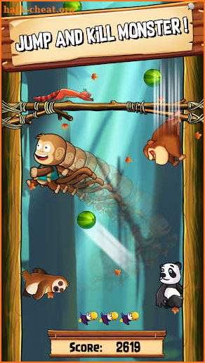 Monkey jungle jump - temple monkey jump screenshot