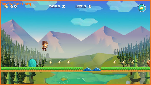 monkey run - jump and race through the jungle screenshot