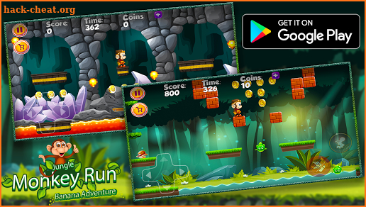Monkey Run: Monkey in the Banana Jungle Adventures screenshot
