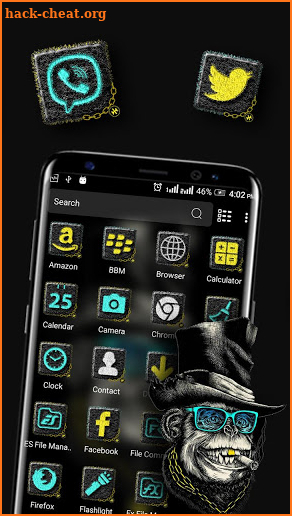 Monkey Swag Launcher Theme screenshot