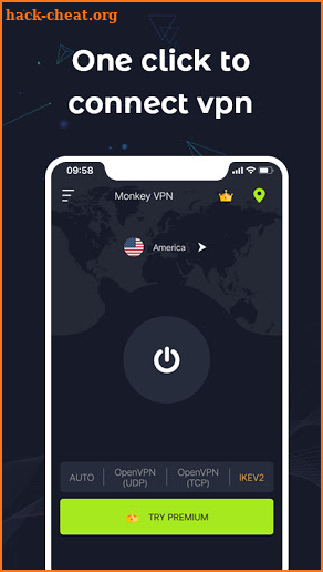 Monkey VPN - Fast And Secure VPN For Android! screenshot