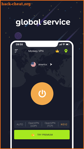 Monkey VPN - Fast And Secure VPN For Android! screenshot