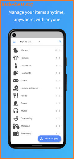 monoca 2 - manage your items screenshot