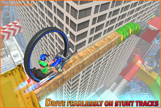 Monocycle Stunt Simulator – Mega Ramp Stunt games screenshot